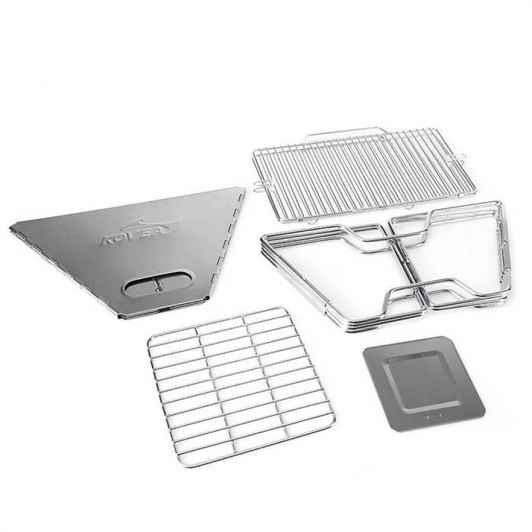 1 Charcoal Grill Kovea KG0712 Stainless Steel Barbecue Grill in